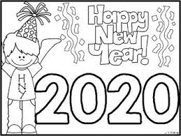 Freebie Happy New Year Coloring Sheet New Year Coloring Pages New Years Activities Winter Kindergarten