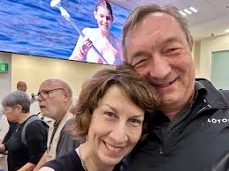 Kari Oliver and I are here to celebrate with Ed Arriola