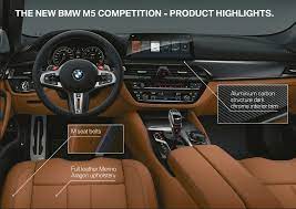 Bmw is yet to confirm full specifications for the m5 competition, but you can expect the safety offering to largely mirror that of the regular m5. The New Bmw M5 Competition