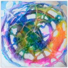 こんなの見たことない ソルトペインティングを子供と一緒に楽しもう ソルトペインティング 七夕 保育園 夏 製作