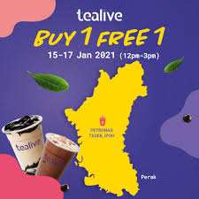 Customers are required to present mymaxis app voucher upon purchase. Tealive Asia Don T Miss Our Last Day Of Buy 1 Free 1 At Facebook