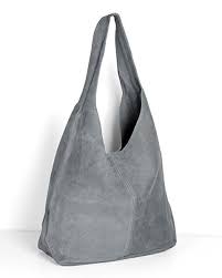 imiloa lederhandtasche tasche shopper grau wildleder handtaschen schultertaschen beuteltasche leder wickeltasche lede wildleder tasche taschen lederhandtaschen