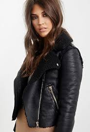 Forever 21 Faux Shearling Moto Jacket Shopstyle Fur Coats Faux Shearling Jacket Faux Leather Jackets Fashion