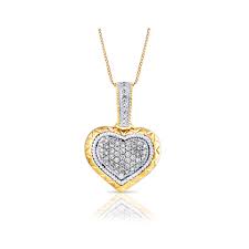 9ct Yellow Gold Diamond Pendant Wallace Bishop Jewellers Yellow Gold Diamond Pendant Diamond Dress Ring Rose Gold Pendant