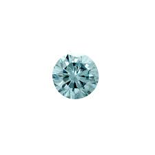 Amazon Com Round Shape Enhanced Aqua Blue Diamond Si