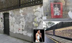 Freddie Mercury Shrine At His 20m Mansion Taken Down Freddie Mercury Mercury Garden Lodge