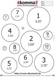 Beim sportschießen bestehen sie aus dünner pappe. Zielscheiben Zum Ausdrucken Fur Luftgewehr Und Luftpistole