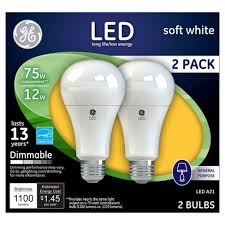 General Electric Led 75w 2pk Light Bulb White Target