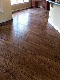 Red Oak With Duraseal Provincial Stain One Option The