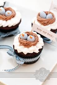 Bird S Nest Twin Baby Shower Cupcakes Delicious Cupcakes Recipes Baby Shower Cupcakes Yummy Cupcakes