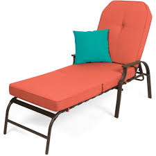 Create an inviting atmosphere with new living room chairs. Best Choice Products Adjustable Outdoor Chaise Lounge Chair For Patio Poolside W Uv Resistant Cushion Brown Beige Walmart Com Walmart Com