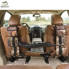 us 13 0 vehicle front seat storage gun sling bag back seat hanging rifle rack case hunting gun holsters organizer with pockets in hunting bags from