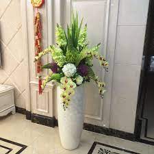 Free shipping* on floral arrangements. Simple Modern Frp Floor Large Vase Artificial Flower Set Decor Home Livingroom Decoration Ornaments Hotel Office Furnsihings Crafts Porch Fake Flower Dried Flower Arrangement Vases Aliexpress