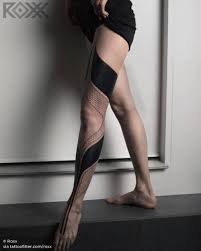 Maybe you would like to learn more about one of these? Tattoo Tagged With Leg Big Contemporary Facebook Blackwork Twitter Roxx Geometric Inked App Com