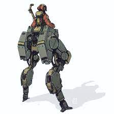 Https Www Instagram Com Badbucket Mech Robots Scifiart Conceptart Illustration Art Scifi Design Sci Fi Concept Art Mech Robot Concept Art