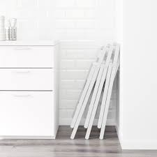 You can fold the chair, so it takes less space when you're not using it. Terje Folding Chair White Ikea