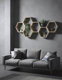 Hexagon Shelf One Hexagon Shelf Geometric Shelf Floating Etsy Geometric Shelves Wall Shelf Decor Decor