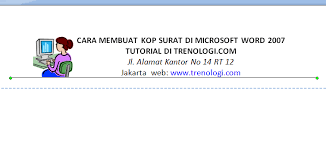Nov 09, 2011 · kop surat bri. Cara Membuat Kop Surat Di Microsoft Word 2007 Lengkap Dengan Gambar Dailysocial