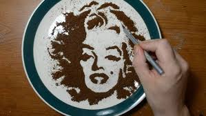 Drawing with Coffee Grounds