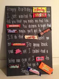 Cute Birthday Card Ideas For Your Boyfriend Pin By Lacy J Levine On Gift Ideas Pinterest Husband Birthday Card Diy Birthday Card For Boyfriend Candy Birthday Cards