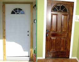 25 Great Diy Door Ideas Painting Metal Doors Faux Wood Paint Metal Front Door