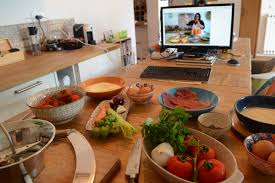 Proudly abandoning heels to come and learn another skill to build a business. Private Live Streaming Cooking Tuition By Tuscans At Home