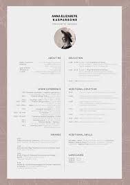 Fashion Artist And Designer Resume Anna Elizabete Kasparsone Cv Resume Design Creative Graphic Design Resume Resume Design