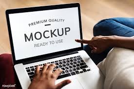 Download Premium Psd Of Hands On An Laptop With A Mockup 405033 Mockup Graphic Design Portfolio Inspiration Digital Tablet