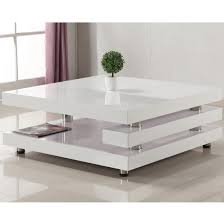 How to make a hollywood regency table. Paxton Modern Coffee Table Square In High Gloss White Furniture In Fashion