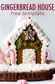 How To Make A Beautiful And Simple Homemade Gingerbread House With Royal Icing And Gingerbread House Recipe Homemade Gingerbread House Halloween Cookie Recipes