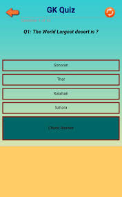 General knowledge quiz questions and answers with explanation for interviews, entrance tests and competitive exams related to history, geography, science and important events. The General Knowledge Quiz For Android Apk Download
