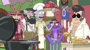 anyone else notice rick s bbq apron rick and morty rick and morty season morty