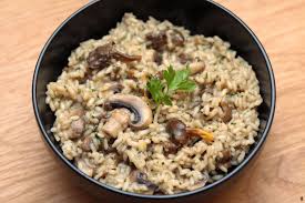 Risotto Aux Champignons Season Square Risotto Champignons Recette Italienne Recettes De Cuisine