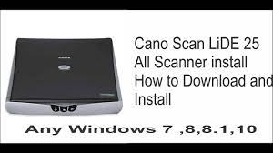 Le menu principal de l'utilitaire d'installation canoscan s'affiche. How To Install Cano Scan Lide 25 How To Install All Printer How To 99 Point Azeem Joogi Youtube