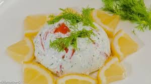 Domes De Truite Au Yaourt Grec Et Aux Herbes Recette Recette Dome Sale Aliment Peu Calorique Entree Facile Et Rapide