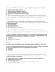 Dengan kuisioner ini mahasiswa dapat mempelajari manajemen operasional secara lebih real berdasarkan data di lapangan, dengan begitu mahasiswa lebih merasakan manfaat dari pelajaran. Soal Ujian Manajemen Operasi Jasa Docx 1 Kegiatan Bidang Usaha Fungsional Dengan Tanggung Jawab Yang Jelas Yang Ada Pada Manajemen Lini Dan Berkaitan Course Hero