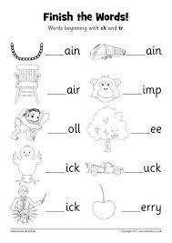Home > literacy > alphabet and phonics > phonics activity booklets > digraphs. Finish The Words Worksheets Ch And Tr Sb12228 Sparklebox Phonics Worksheets Ch Words Kindergarten Worksheets Printable