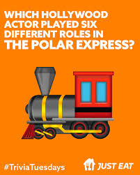 In 2004, director robert zemeckis took cinema audiences on a magical journey in the polar express. ØªÙˆÙŠØªØ± Just Eat Ireland Ø¹Ù„Ù‰ ØªÙˆÙŠØªØ± Fancy Winning Just Eat Account Credit Answer The Following Question Correctly To Be In With A Chance Which Hollywood Actor Played Six Different Roles
