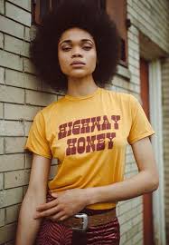 90 Fashion Black And Yellow Graphic Tee Calling All Highway Honeys 70s Inspired Vintage T Shirt By Electric West Made In Usa Our Highway Honey Tee Is A 70s Inspired Honey Tee Women 70s Outfits