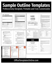 They serve as a skeletal framework for you to build your ideas. 36 Outline Templates And Formats For Ms Word Office Templates Online