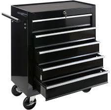 Servante Caisse A Outils D Atelier 5 Tiroirs Tools Chest Chariot Noir 4260551583308 Caisse A Outils Tiroir Outils