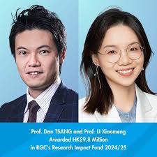 The Research Impact Fund (RIF) encourages academics to pursue impactful  research that benefits the wider community and fosters collaboration beyond  academia. Congratulations to two HKUST Engineering faculty members for  receiving a total