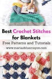Best Crochet Stitches For Blankets Marias Blue Crayon