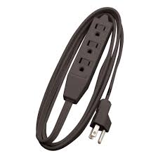 Woods 8 Ft 16 3 Spt 2 Indoor Multi Outlet 3 Extension Cord With Cube Tap 2611 The Home Depot Extension Cord Coleman Extensions