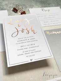 Modern Foil Wedding Invites Hand Lettered Calligraphy In Gold Foil Moder Hand Lettered Wedding Invitations Wedding Invitation Design Modern Wedding Stationery