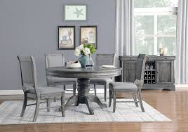 Shop our best selection of formal kitchen dining room table sets to reflect your style and inspire your home. Darcy 5pc Wire Brushed Dining Set In Weathered Ash Coaster Furniture 123090