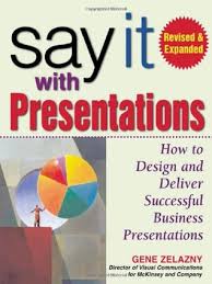 Say It With Presentations How To Design And Deliver