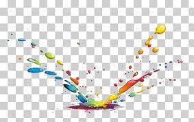 Drop Ink Color Paint Color Splash Water Drops Paint Splatter Watercolor Painting Splash Triangle Pink Abstract Painting Paint Splash Japanese Ink Painting