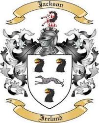 Find your family crest & coat of arms for your surname. Jackson Family Crest From Ireland By The Tree Maker Family Crest Jackson Family Family Crest Coat Of Arms