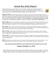 We did not find results for: Cereal Box Book Report Packet Edit Fill Sign Online Handypdf